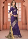 Demure Banarasi Silk Trendy Classic Saree - 2
