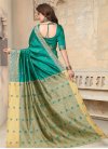Luxurious Thread Work  Banarasi Silk Trendy Saree - 1