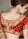 Masterly Booti Work Silk Designer Lehenga Choli For Bridal - 1