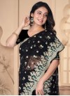 Beads Work Trendy Classic Saree For Festival - 1