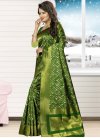 Conspicuous Thread Work Contemporary Style Saree - 2