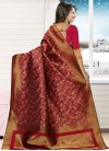 Jacquard Silk Thread Work Traditional Saree - 1