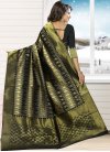 Lively Jacquard Silk Thread Work Traditional Saree - 1