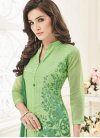 Chanderi Silk Trendy Churidar Suit For Casual - 1