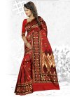 Thread Work Banarasi Silk Trendy Classic Saree - 2