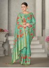 Tussar Silk Designer Contemporary Style Saree For Ceremonial - 3