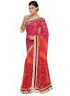  Faux Georgette Contemporary Style Saree - 1