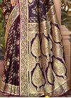 Satin Silk Designer Traditional Saree For Festival - 1