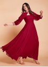 Faux Georgette Readymade Designer Gown For Festival - 3