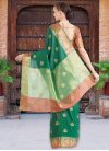 Thread Work Banarasi Silk Trendy Saree For Festival - 2