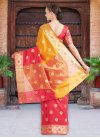 Banarasi Silk Contemporary Saree For Ceremonial - 2
