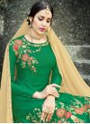 Silk Anarkali Salwar Kameez For Festival - 2