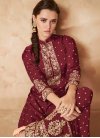 Palazzo Style Pakistani Salwar Suit For Festival - 1