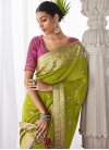 Woven Work Kora Silk Designer Contemporary Style Saree - 3