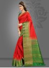 Jacquard Silk Thread Work Trendy Classic Saree - 1