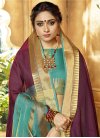 Khadi Silk Contemporary Style Saree - 1