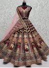 Velvet Designer Classic Lehenga Choli For Bridal - 1