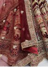 Velvet Designer Classic Lehenga Choli For Bridal - 3