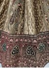 Velvet Designer A Line Lehenga Choli For Bridal - 2