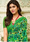 Faux Georgette Trendy Classic Saree For Casual - 1