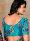 Navy Blue and Rose Pink Designer Traditional Saree For Ceremonial - 2