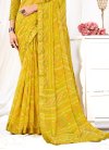 Bandhej Print Work Trendy Classic Saree For Casual - 1