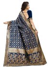 Banarasi Silk Thread Work Trendy Classic Saree - 2