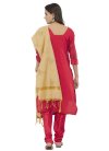 Chanderi Silk Beads Work Trendy Straight Salwar Suit - 2
