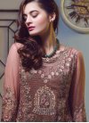 Faux Georgette Embroidered Work Designer Palazzo Suit - 1