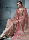 Art Silk Palazzo Style Pakistani Salwar Suit - 1