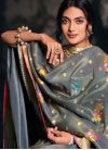 Silk Blend Traditional Designer Saree - 1
