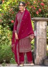 Embroidered Work Rangoli Silk Pant Style Classic Salwar Suit - 3