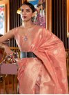 Tussar Silk Trendy Classic Saree For Ceremonial - 1