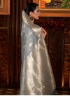 Tussar Silk Traditional Designer Saree For Ceremonial - 2