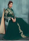 Faux Georgette Floor Length Designer Salwar Suit For Ceremonial - 1