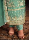 Embroidered Work Pant Style Pakistani Salwar Suit - 2