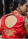 Modish  Embroidered Work Net Jacket Style Lehenga Choli - 2