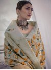 Silk Blend Designer Contemporary Saree For Festival - 2