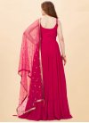 Georgette Embroidered Work Readymade Classic Gown - 1