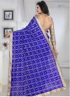 Faux Georgette Beads Work Contemporary Saree - 2