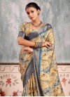 Tussar Silk Designer Contemporary Style Saree For Ceremonial - 1