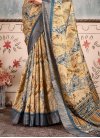 Tussar Silk Designer Contemporary Style Saree For Ceremonial - 2