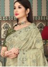 Embroidered Work Faux Georgette Designer Traditional Saree - 2