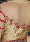 Exceeding Chiffon Satin Embroidered Work Contemporary Style Saree - 1