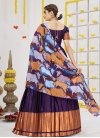 Silk Blend A Line Lehenga Choli For Festival - 2