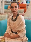Woven Work Trendy Designer Saree For Ceremonial - 1