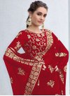 Embroidered Work Shimmer Trendy Designer Saree For Party - 2