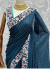 Embroidered Work Traditional Designer Saree - 1