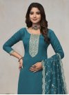 Vichitra Silk Trendy Straight Salwar Kameez - 1