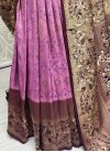 Woven Work Traditional Designer Saree For Festival - 3